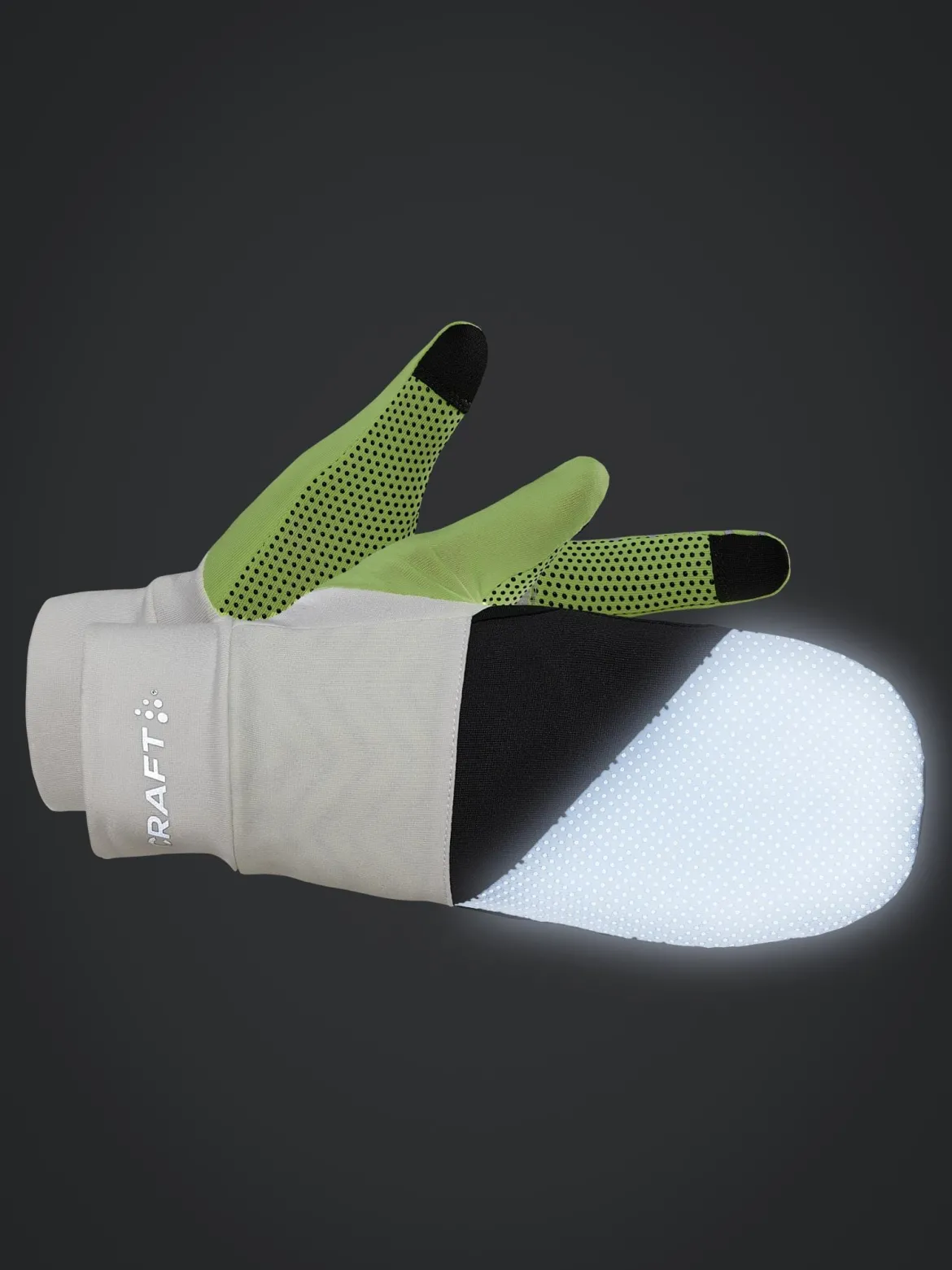 ADV Lumen Hybrid Glove - ASH WHITE-FLUMINO
