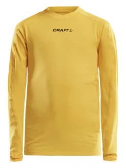 Junior Ability Compression Longsleeve - YELLOW