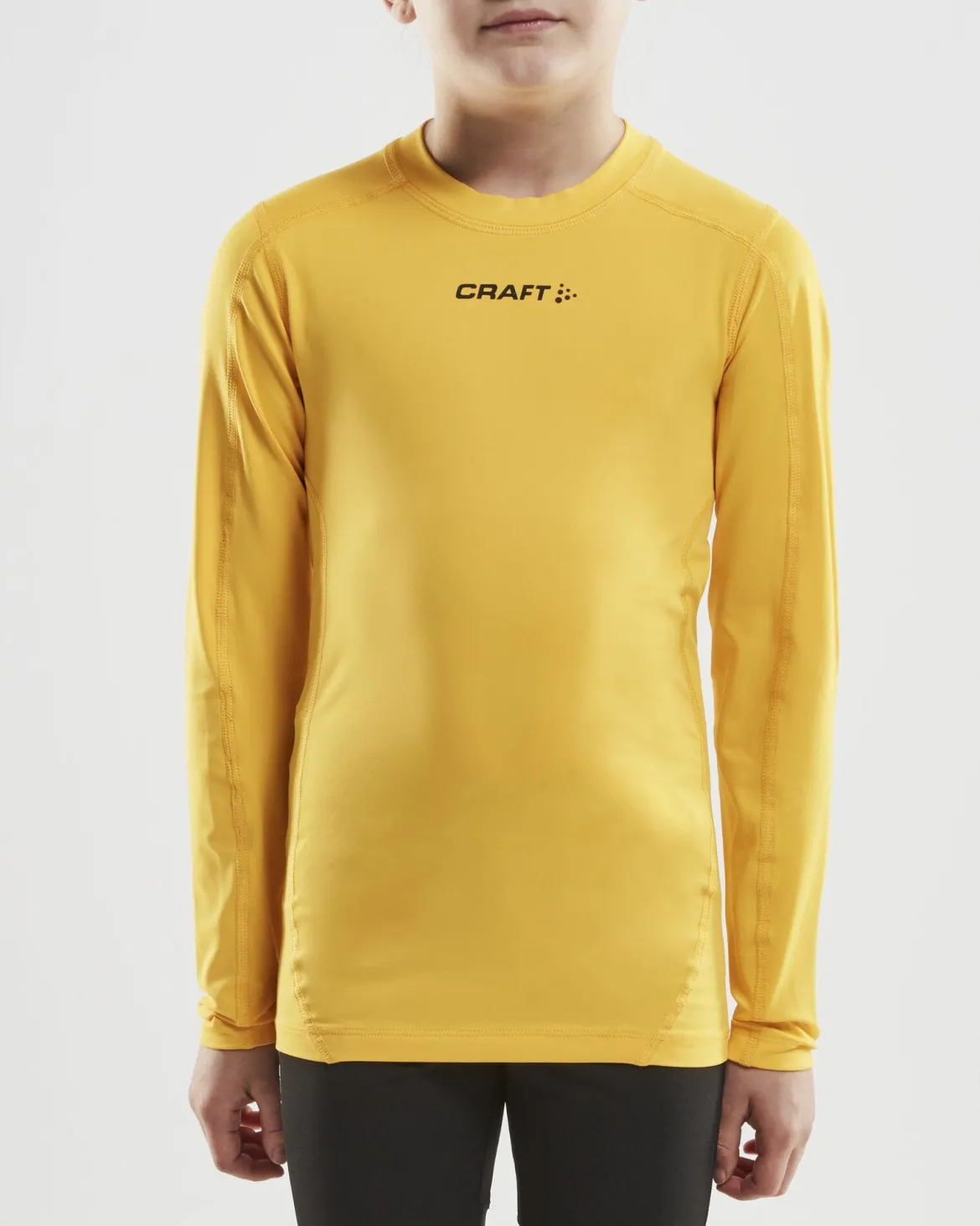 Junior Ability Compression Longsleeve - YELLOW