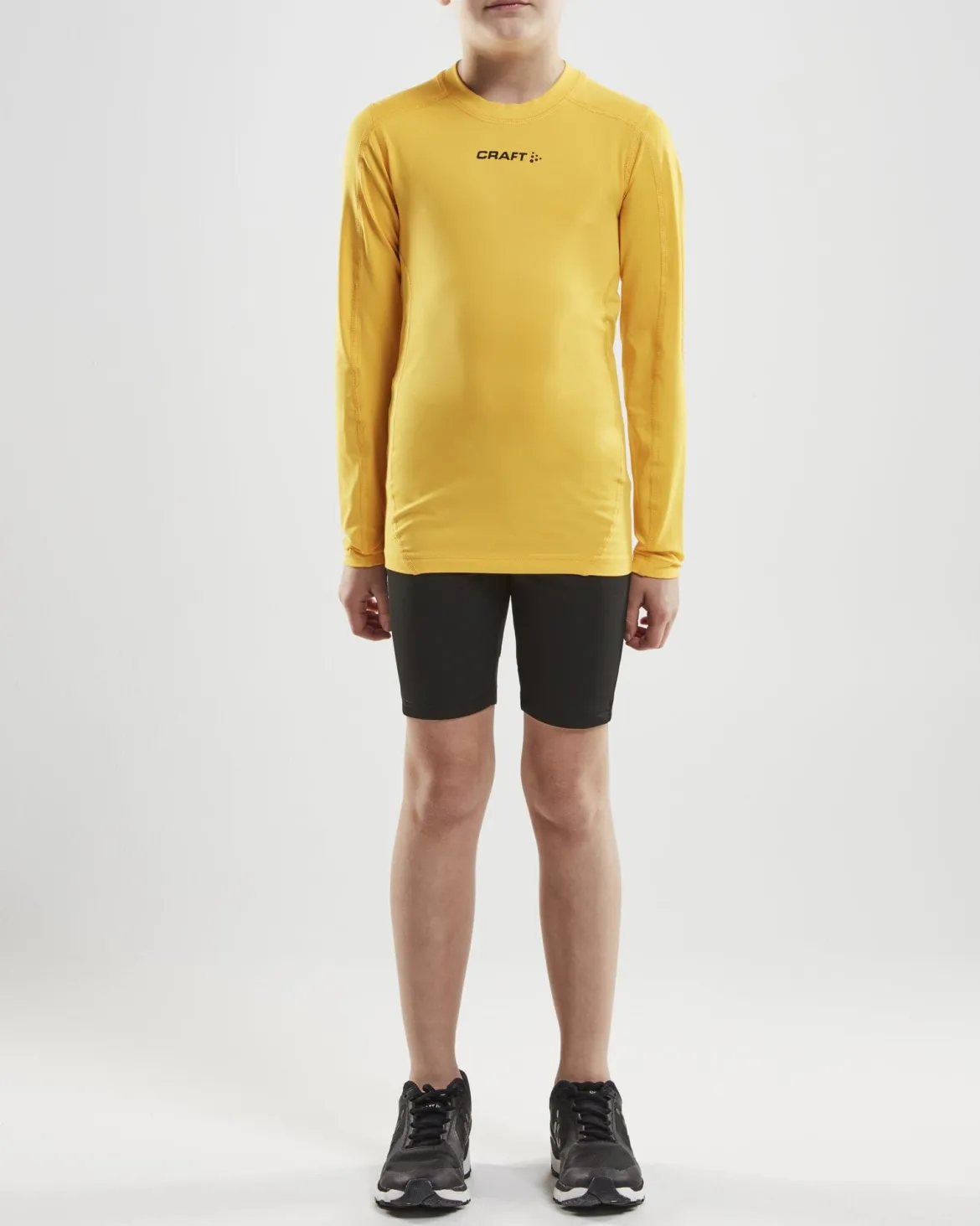 Junior Ability Compression Longsleeve - YELLOW
