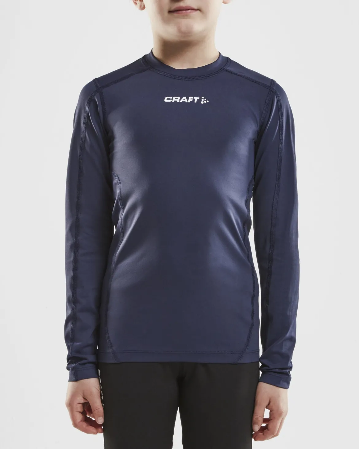 Junior Ability Compression Longsleeve - NAVY