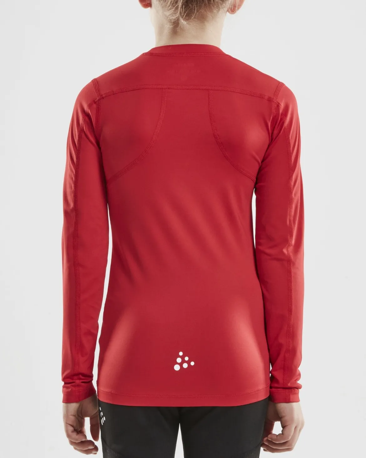 Junior Ability Compression Longsleeve - BRIGHT RED