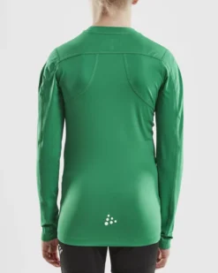 Junior Ability Compression Longsleeve - TEAM GREEN