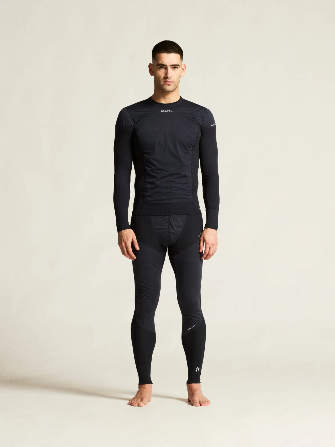 Men's Active Extreme X Wind Baselayer - Black/Granite