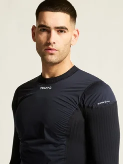 Men's Active Extreme X Wind Baselayer - Black/Granite