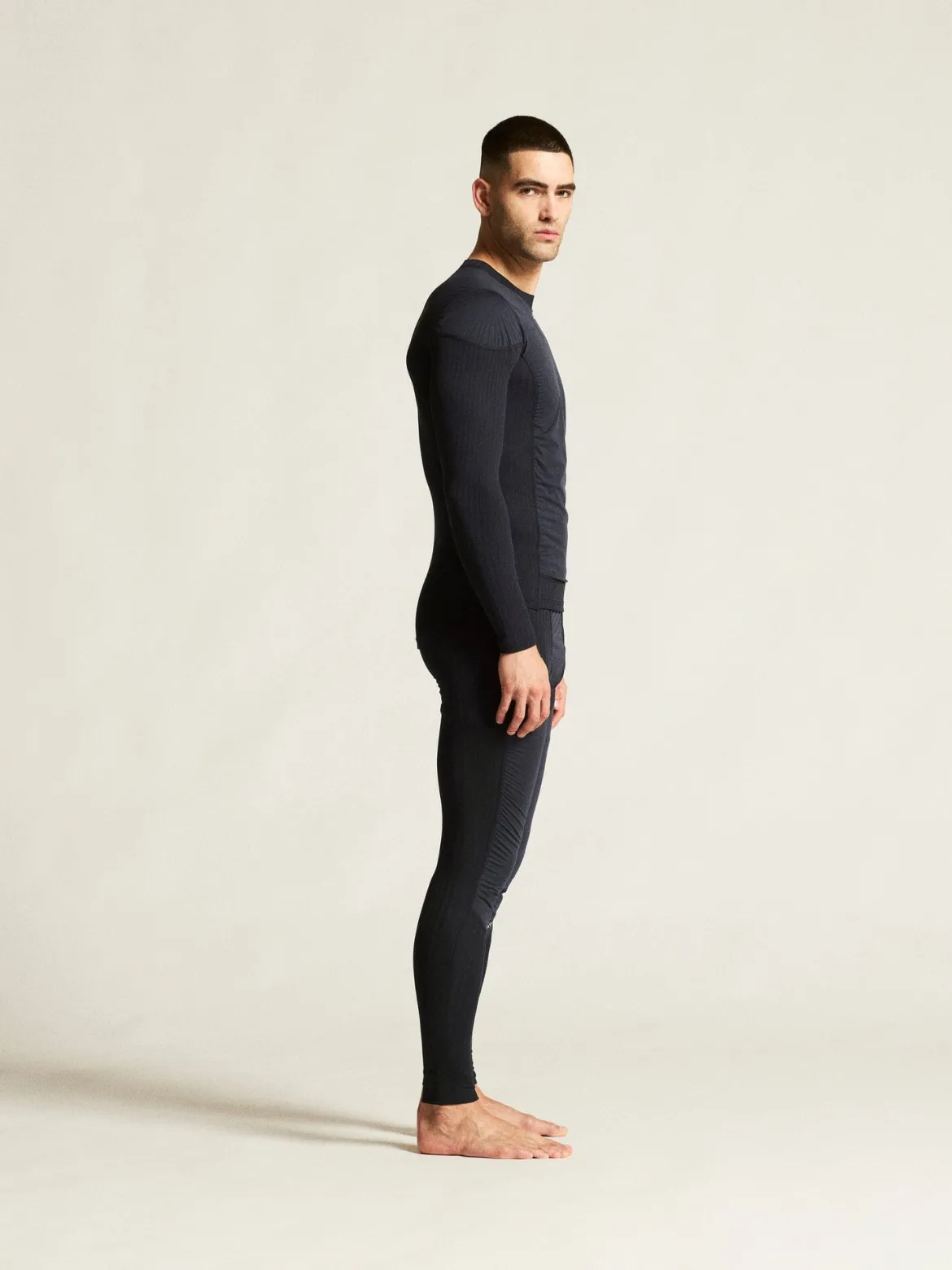 Men's Active Extreme X Wind Baselayer - Black/Granite