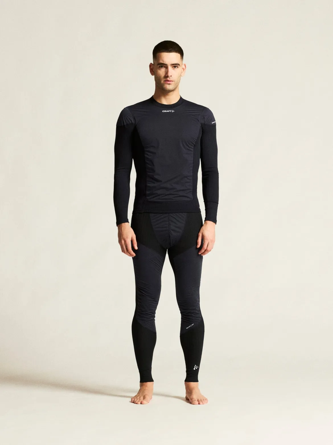 Men's Active Extreme X Wind Baselayer Pants - Black/Granite