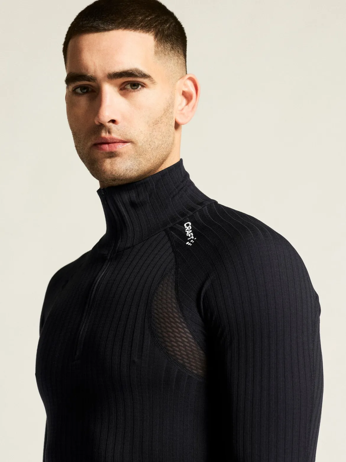 Men's Active Extreme X 1/4 Zip Baselayer - Black