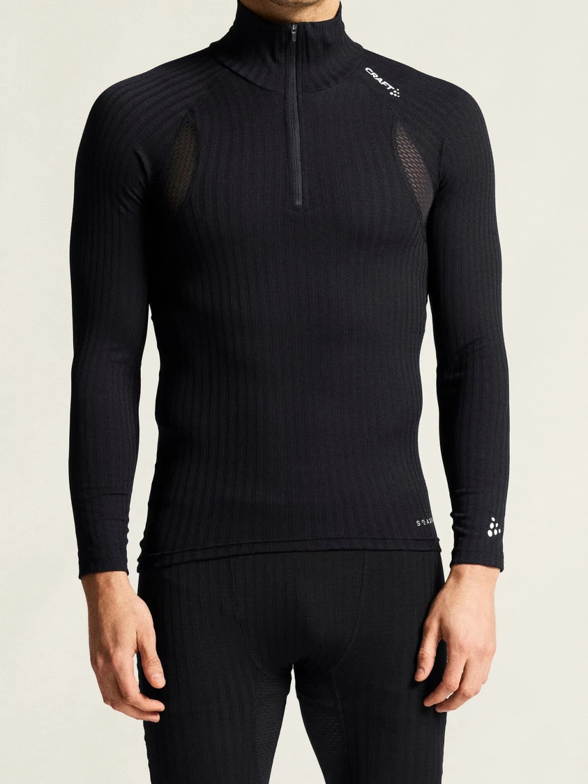 Men's Active Extreme X 1/4 Zip Baselayer - Black