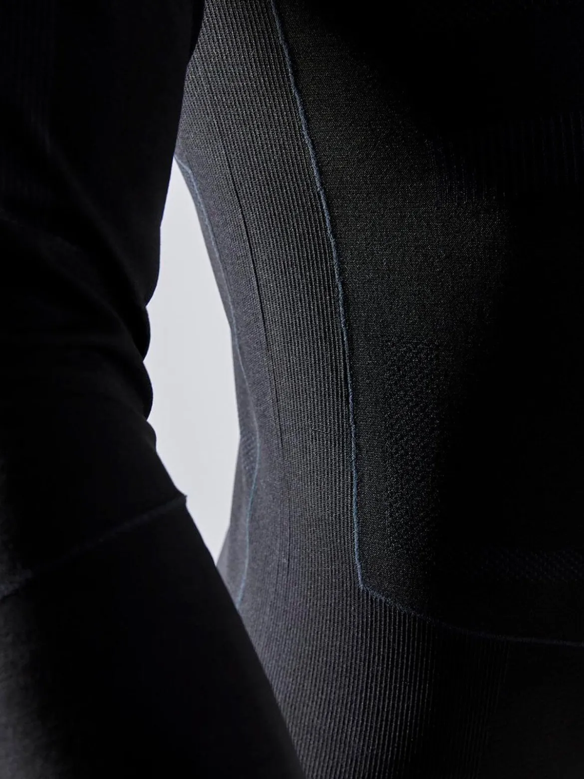 Men's Active Intensity 1/4 Zip Baselayer - BLACK/ASPHALT