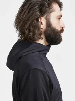 Men's ADV Essence Jersey Hood Jacket - Black