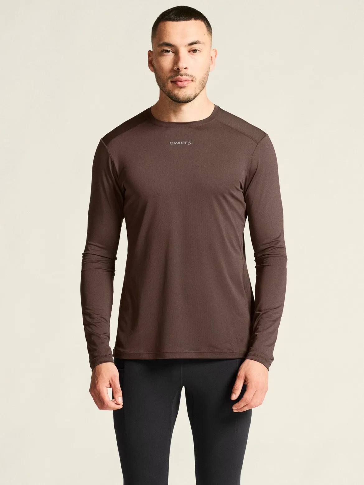 Men's Adv Essence LS Tee 2 - PRUNE