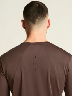Men's Adv Essence LS Tee 2 - PRUNE