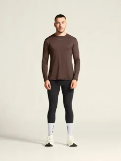 Men's Adv Essence LS Tee 2 - PRUNE