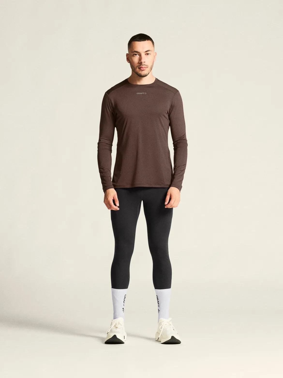 Men's Adv Essence LS Tee 2 - PRUNE