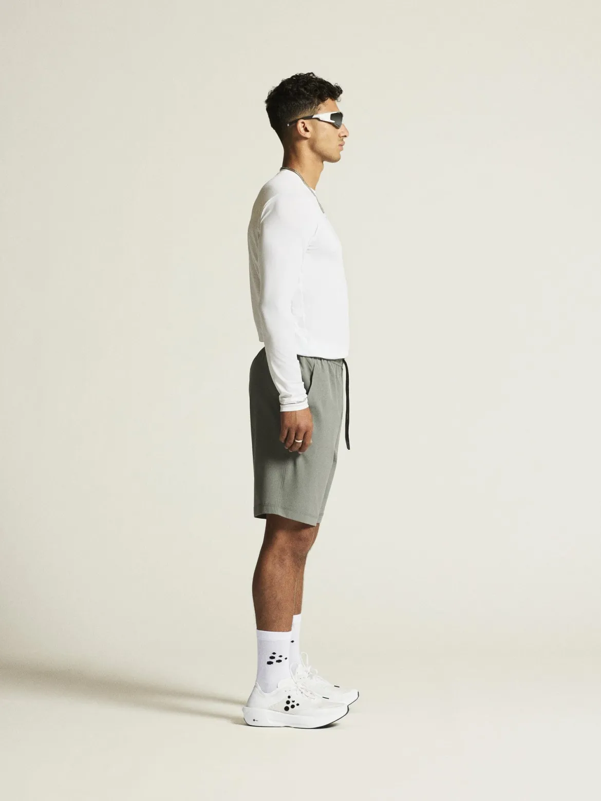 Men's Adv Essence LS Tee 2 - White