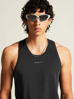 Men's Adv Essence Singlet 2 - Black