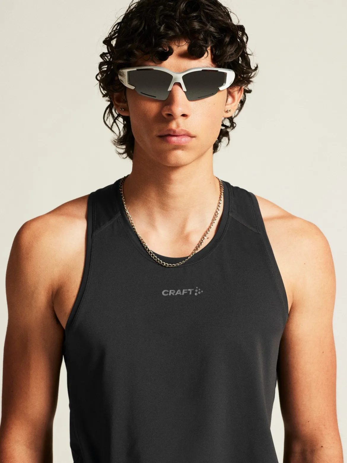 Men's Adv Essence Singlet 2 - Black