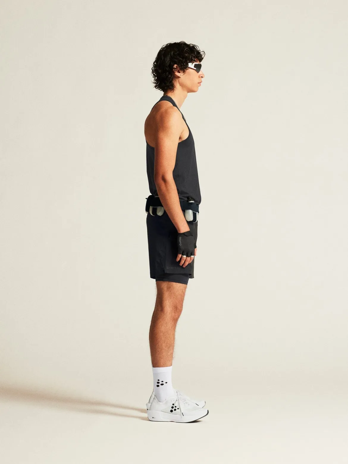 Men's Adv Essence Singlet 2 - Black