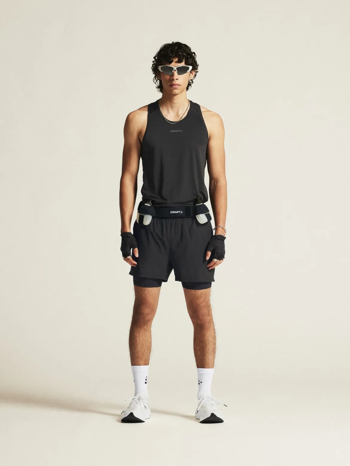 Men's Adv Essence Singlet 2 - Black