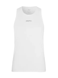 Men's Adv Essence Singlet 2 - White