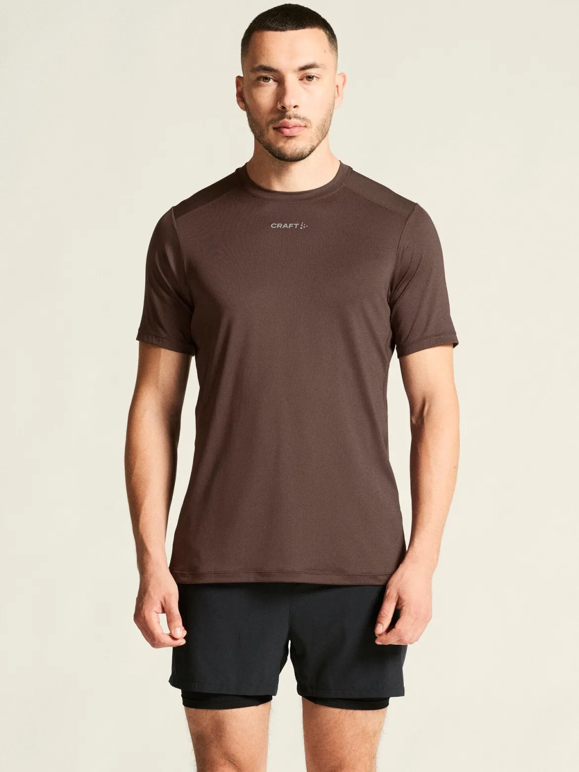 Men's Adv Essence SS Tee 2 - PRUNE