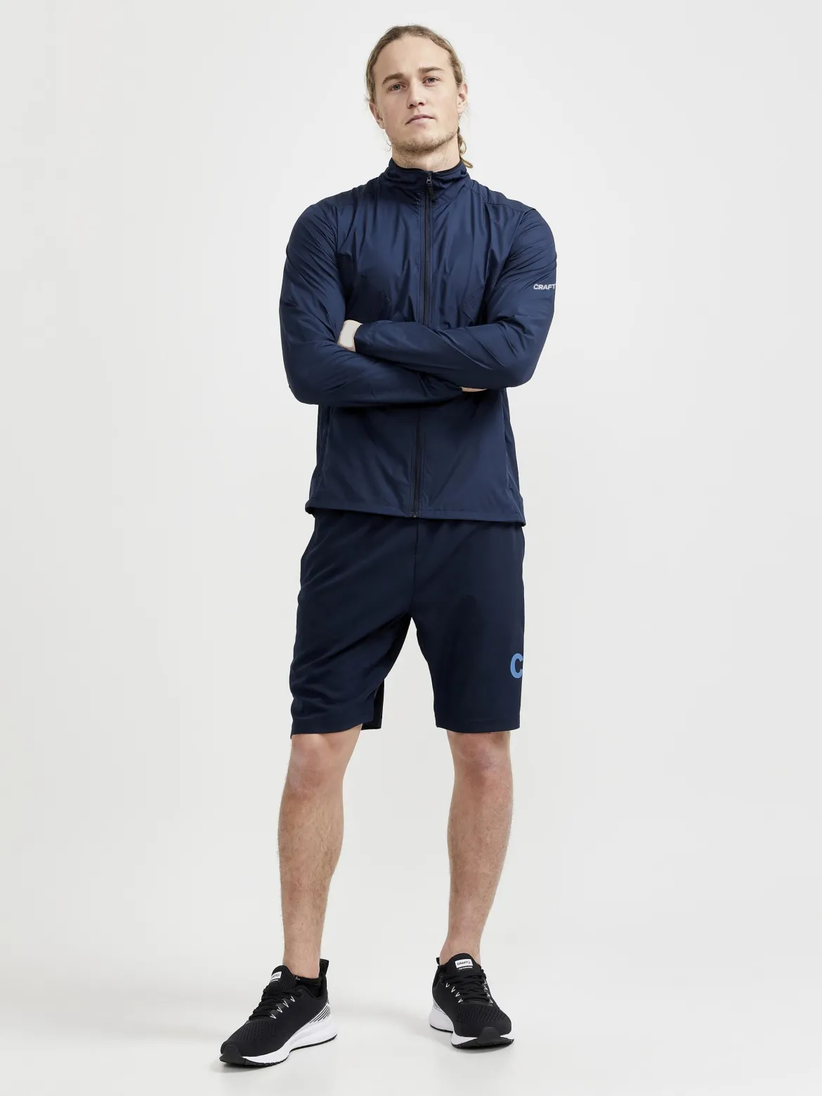 Men's ADV Essence Wind Jacket - Biome/Blaze