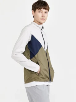 Men's ADV Essence Wind Jacket - Biome/Blaze