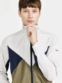 Men's ADV Essence Wind Jacket - Biome/Blaze