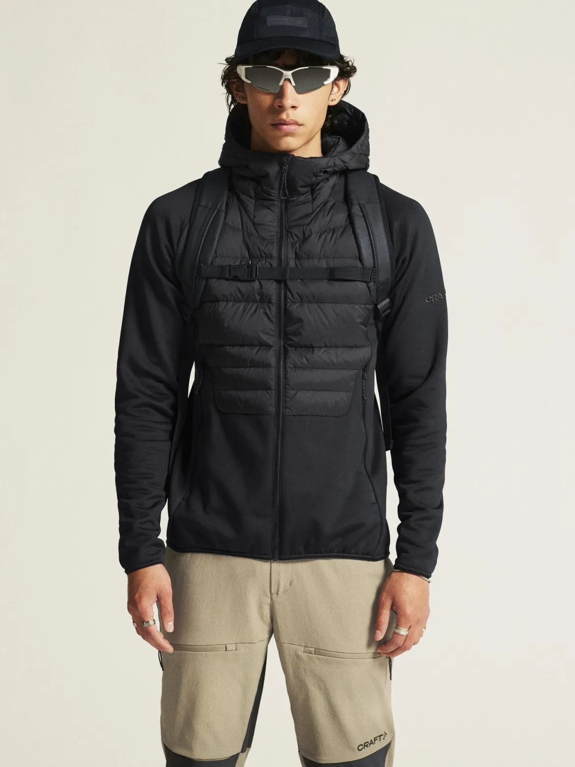 Men's ADV Explore Hybrid Down Jacket - Black