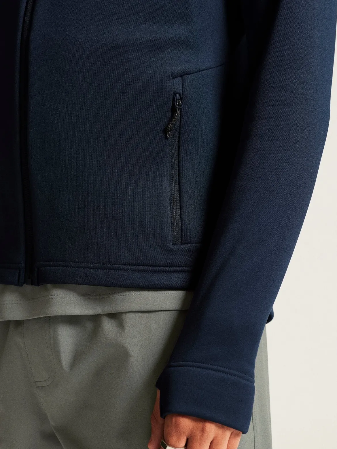 Men's ADV Explore Power Fleece Hood Jacket - Blaze