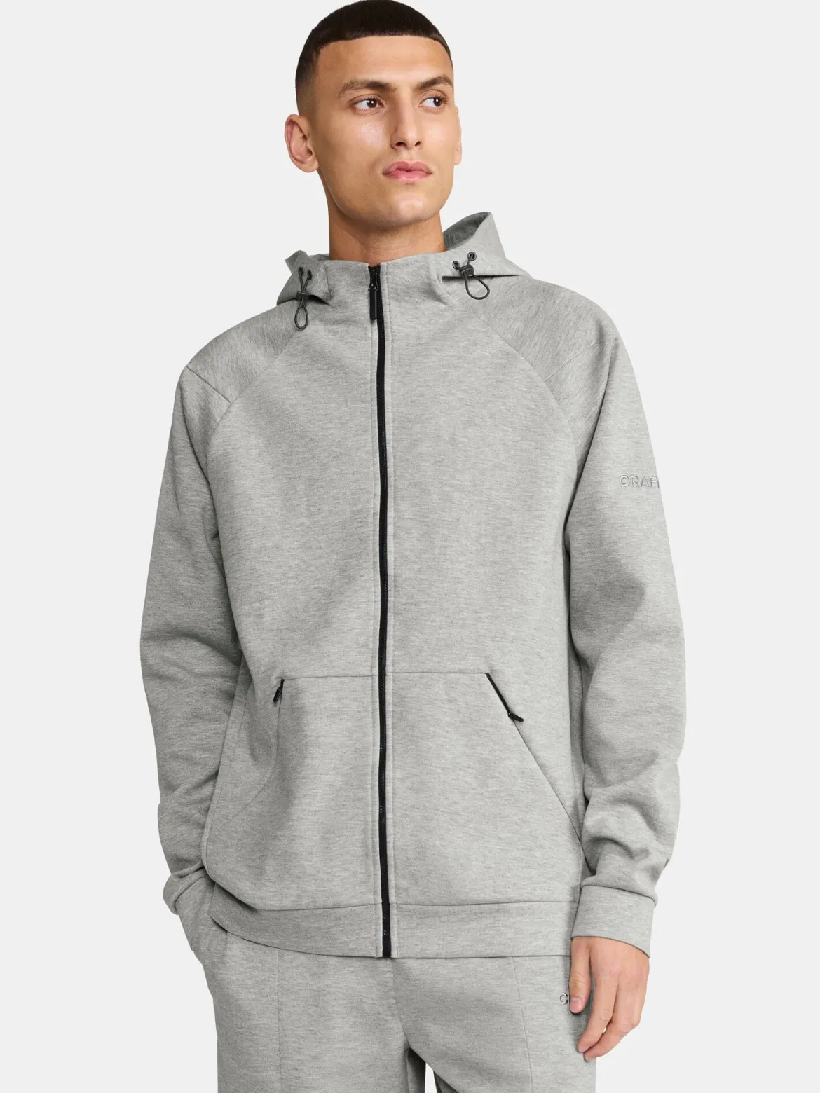 Men's ADV Join Full-Zip Hoodie - Grey Melange