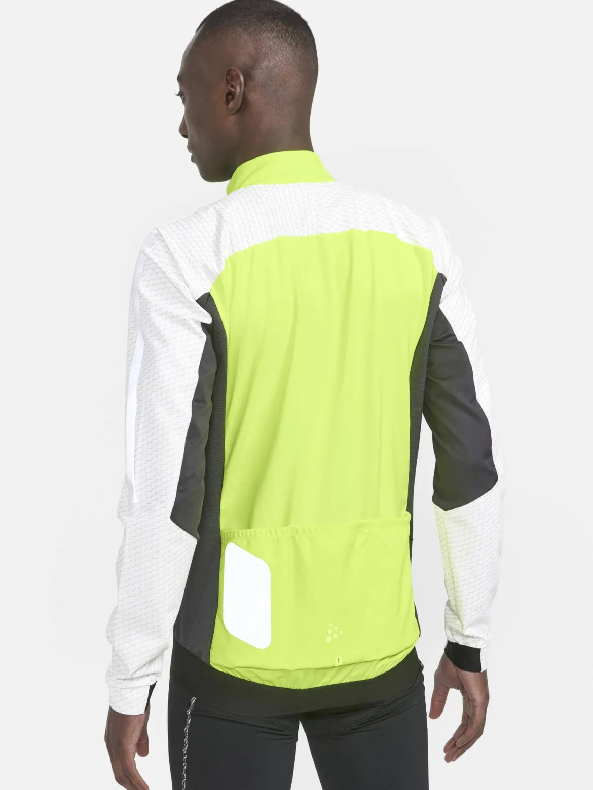 Men's ADV Lumen SubZ Cycling Jacket - FLUMINO-ASH WHITE