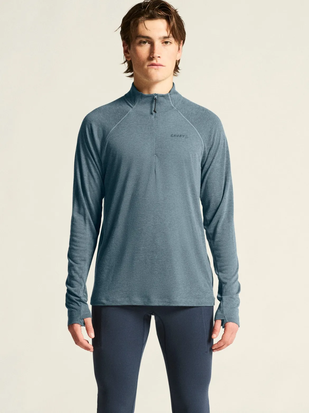Men's ADV SubZ Wool Longsleeve Tee 3 - REAL/MELANGE
