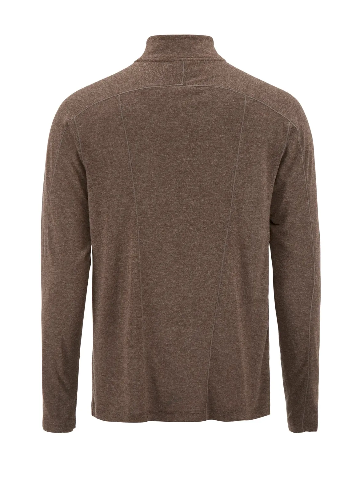 Men's ADV SubZ Wool Longsleeve Tee 3 - PRUNE/MELANGE