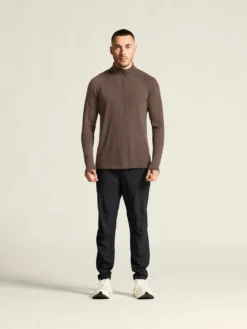 Men's ADV SubZ Wool Longsleeve Tee 3 - PRUNE/MELANGE