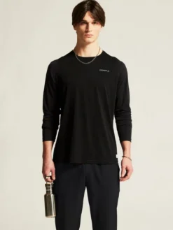 Men's Collective Bi-Blend Longsleeve Tee - Black