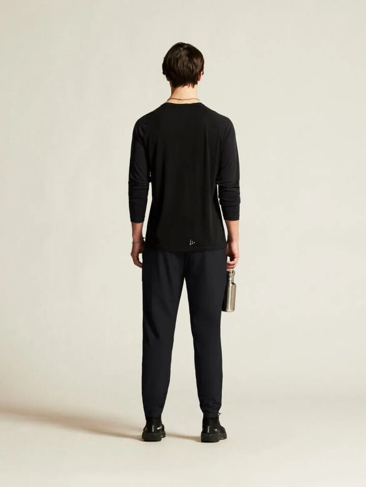 Men's Collective Bi-Blend Longsleeve Tee - Black