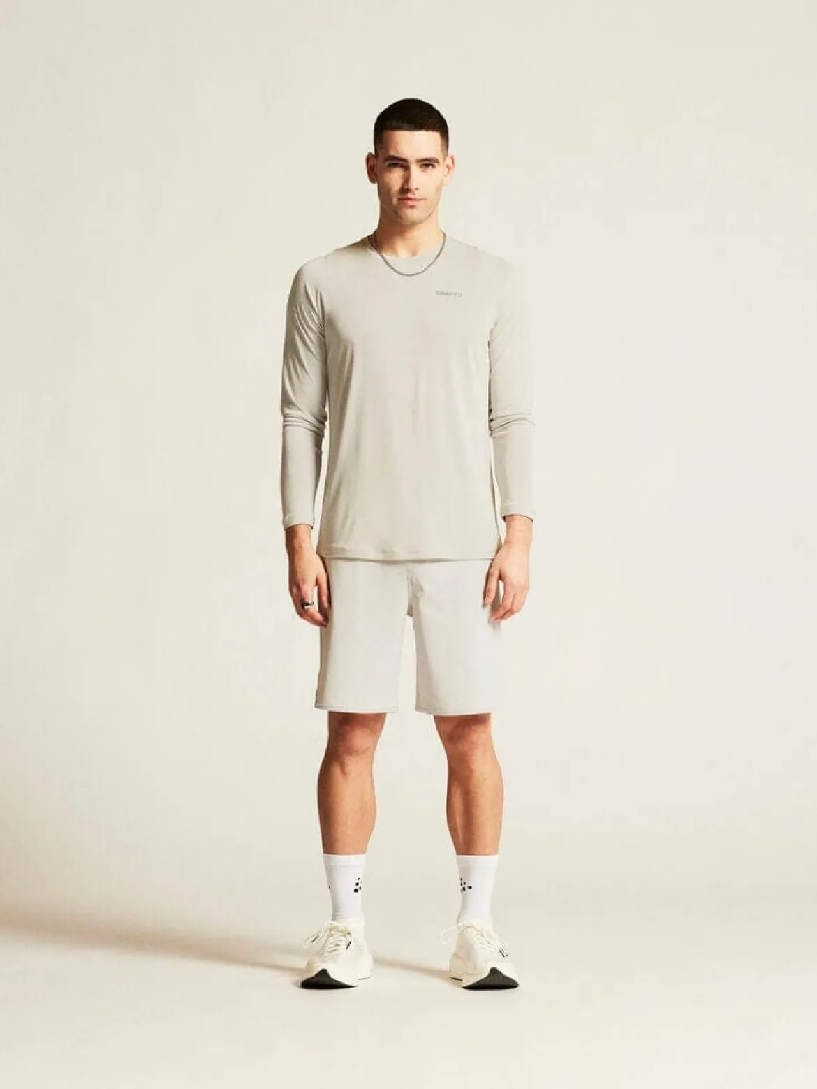 Men's Collective Bi-Blend Longsleeve Tee - Cloud