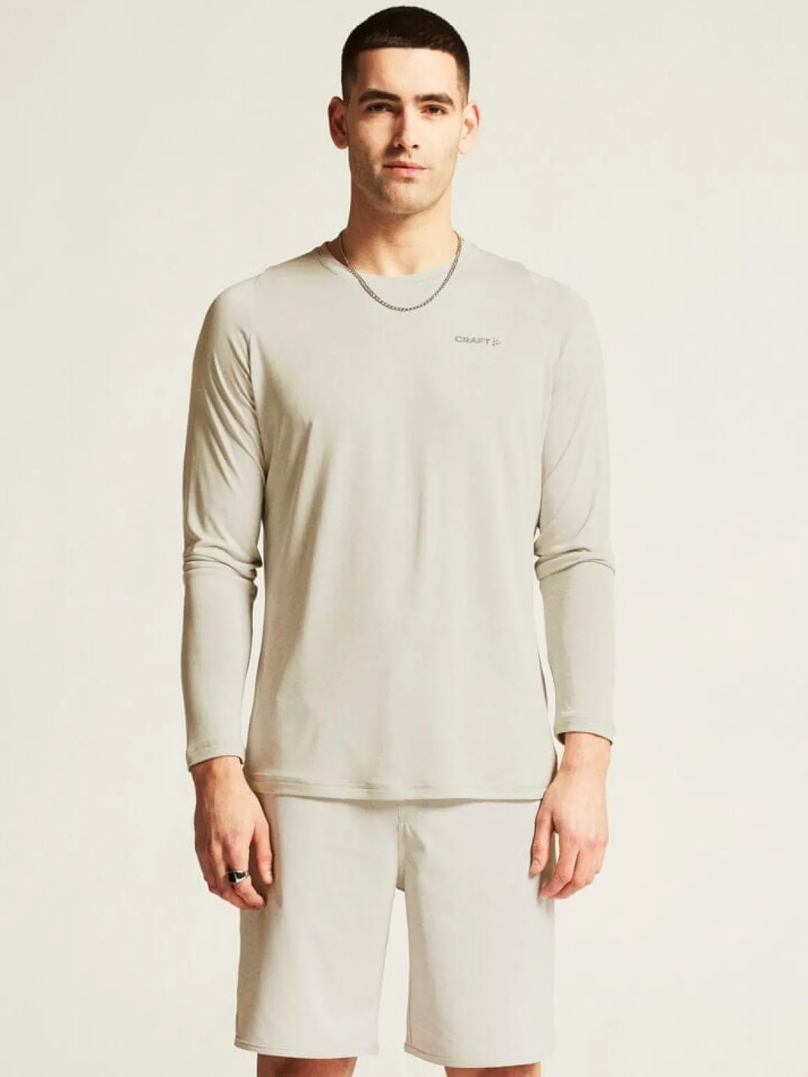 Men's Collective Bi-Blend Longsleeve Tee - Cloud