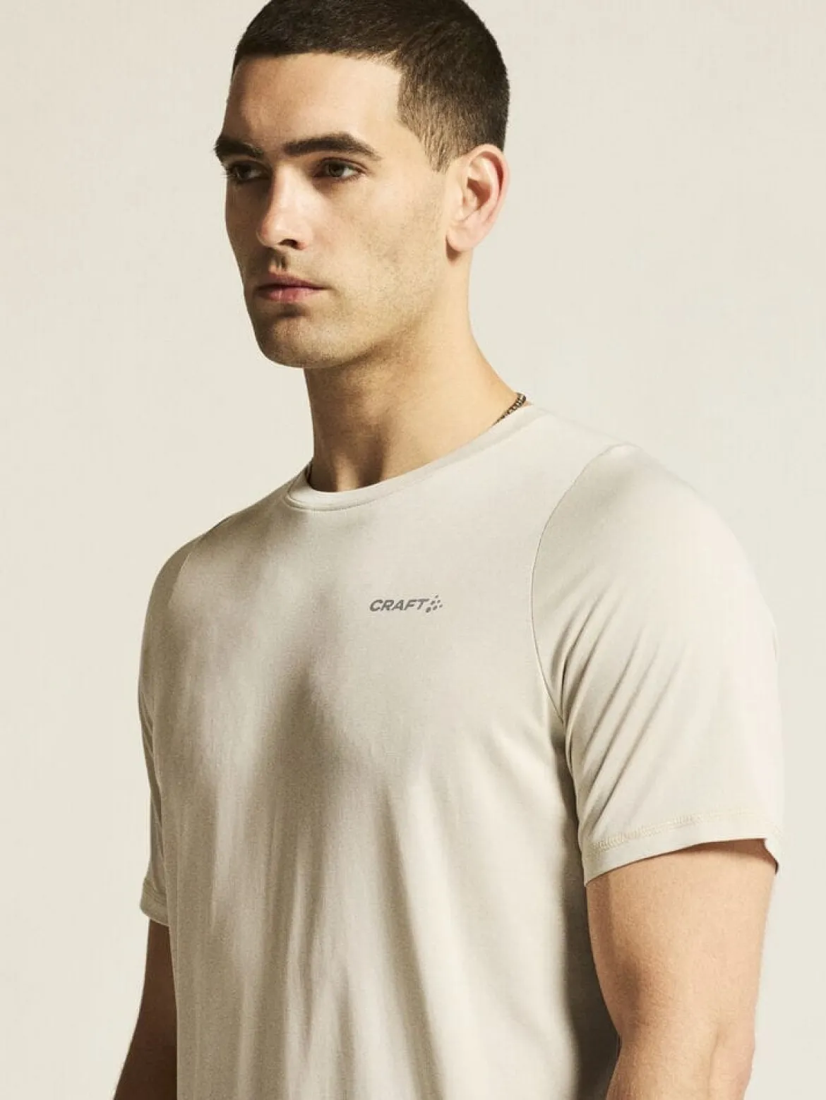 Men's Collective Bi-Blend SS Tee - Plaster