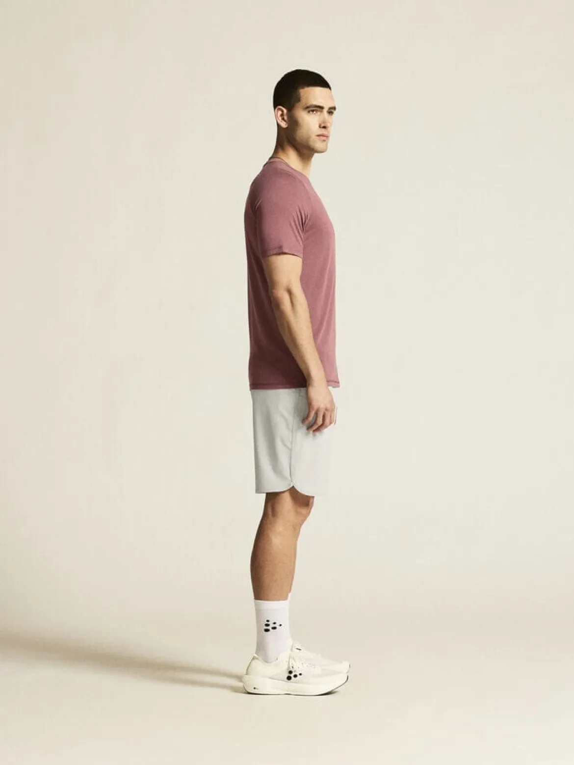Men's Collective Bi-Blend SS Tee - ROSE BROWN