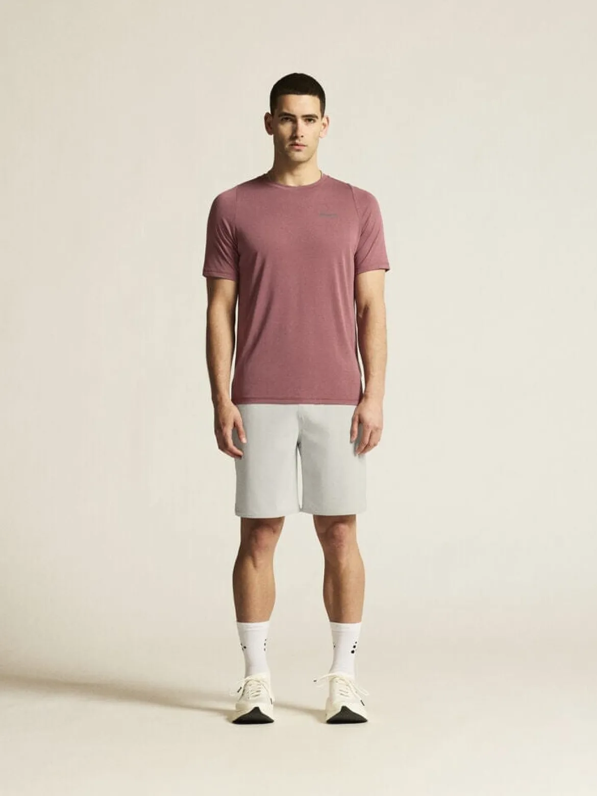 Men's Collective Bi-Blend SS Tee - ROSE BROWN
