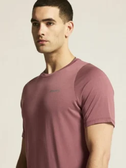 Men's Collective Bi-Blend SS Tee - ROSE BROWN