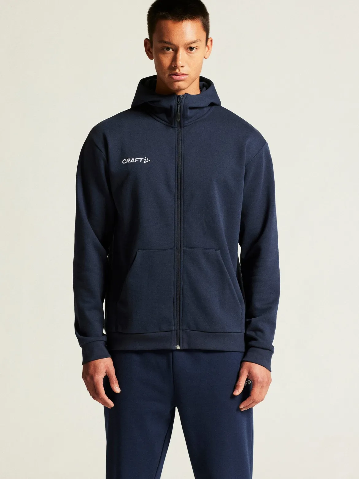 Men's Community 2.0 Logo Full-Zip Hoodie - Navy