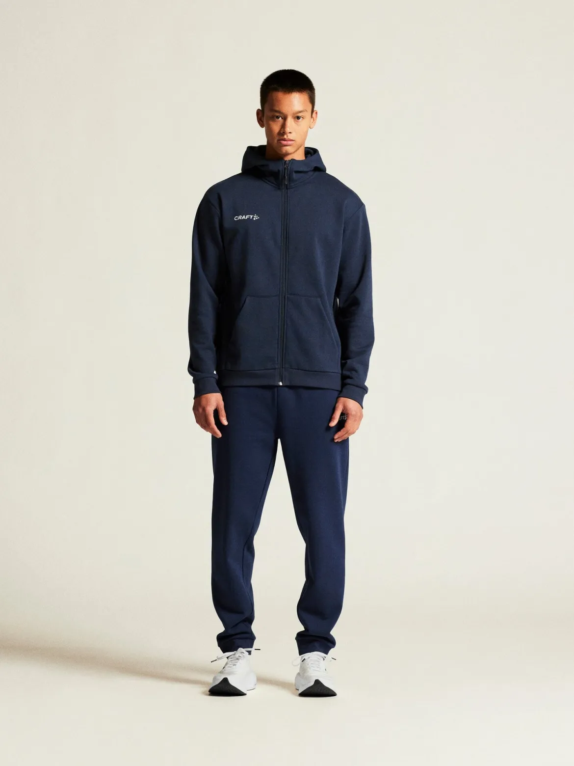 Men's Community 2.0 Logo Full-Zip Hoodie - Navy