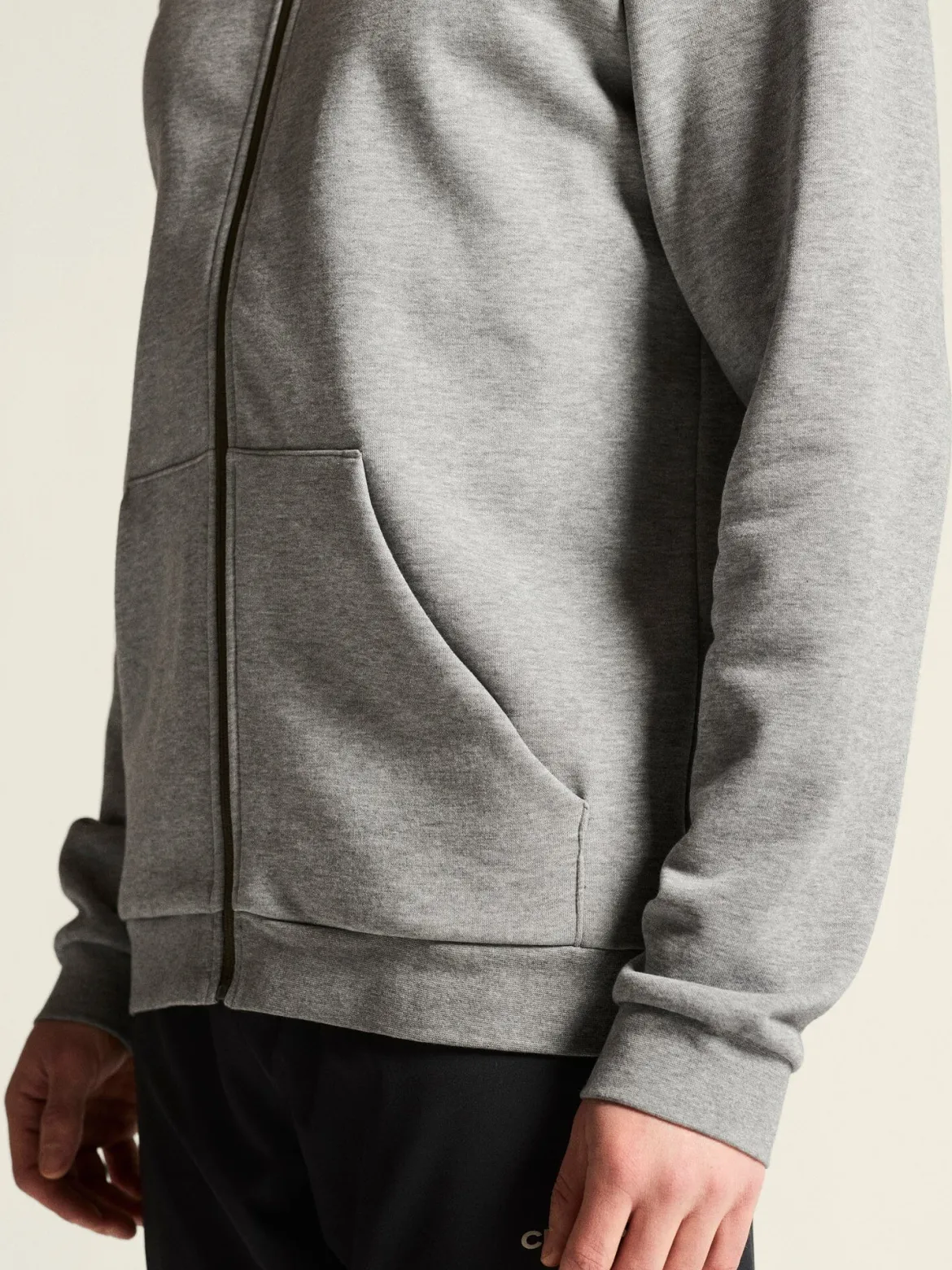 Men's Community 2.0 Logo Full-Zip Hoodie - Grey Melange