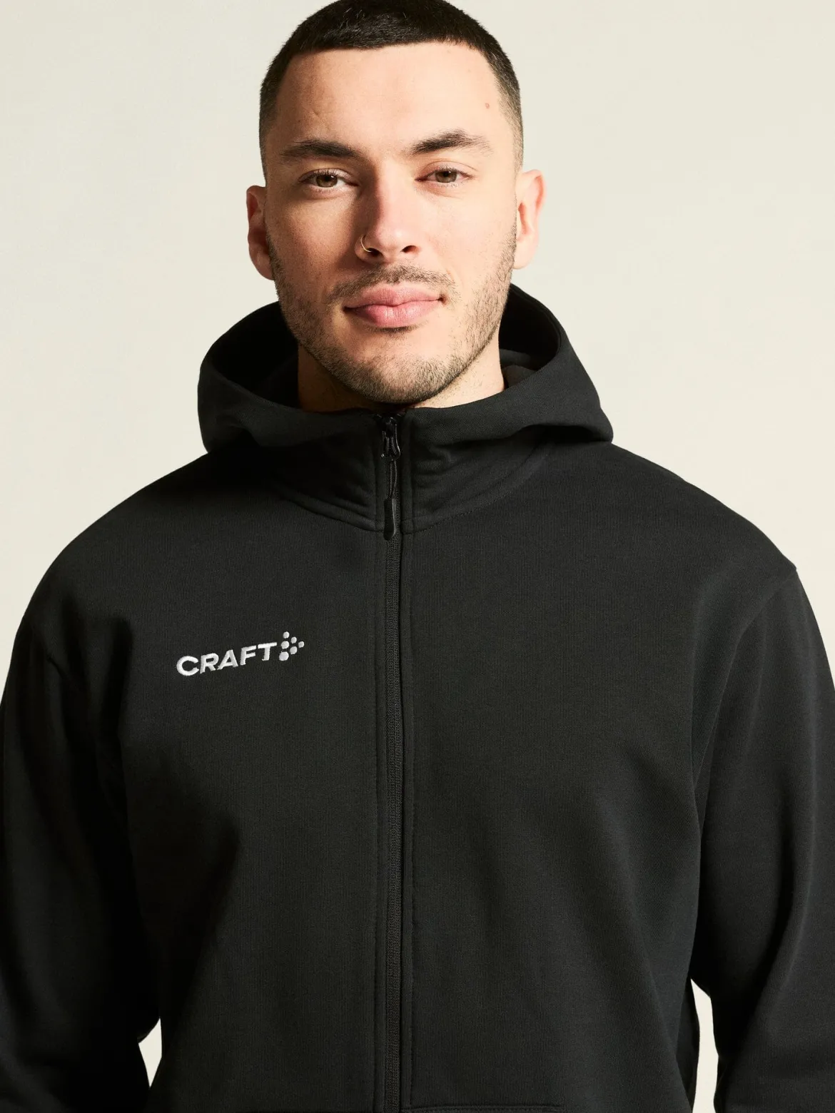 Men's Community 2.0 Logo Full-Zip Hoodie - Black
