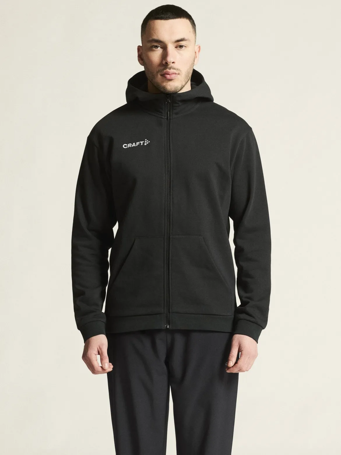 Men's Community 2.0 Logo Full-Zip Hoodie - Black