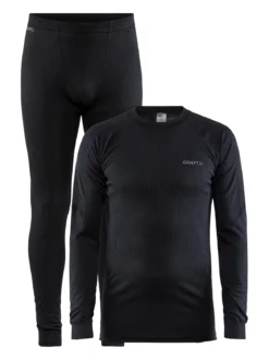 Men's Core Dry Baselayer Set - Black